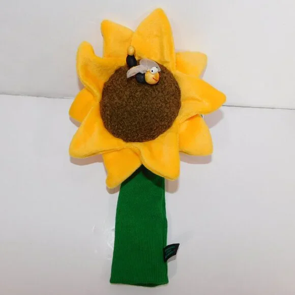 Winning Edge Designs Sunflower Bumble Bee Golf Driver Headcover NEW Flower 20087 - Picture 3 of 10